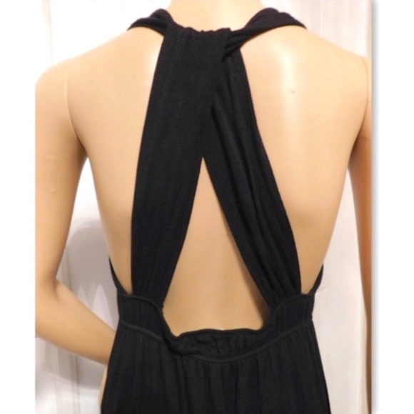 Alliance Apparel Open Cross Strap Backless Dress - Picture 5 of 6